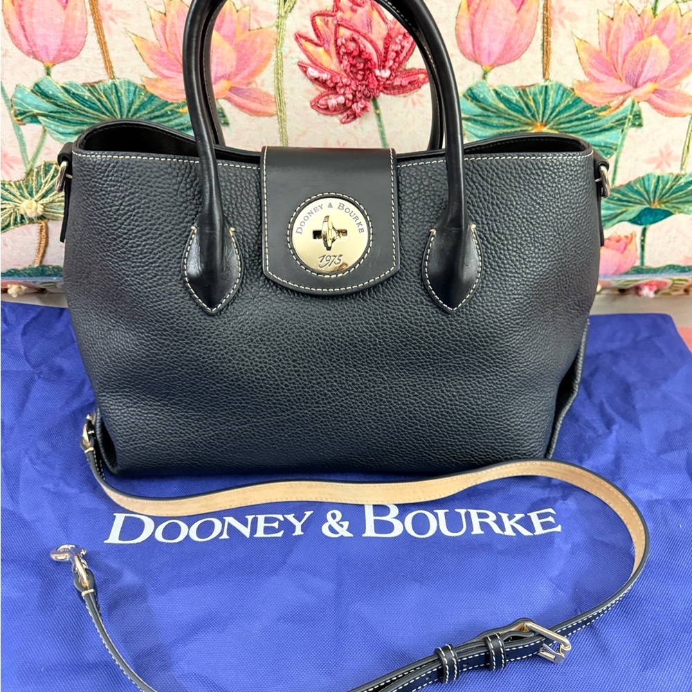 Dooney & Bourke Black Leather Satchel